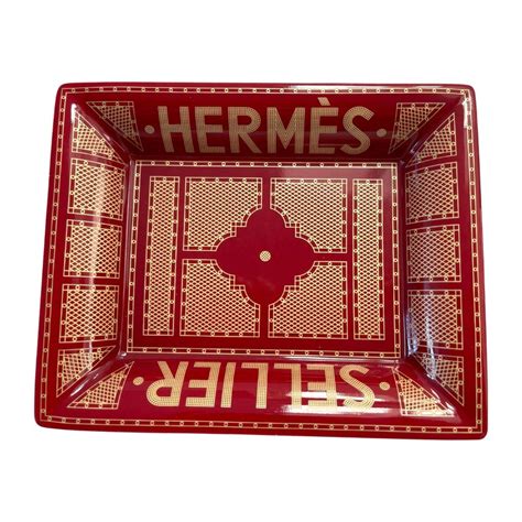 hermes sellier tray replica|hermes porcelain ashtray.